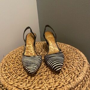 Sam Edelman Orly/Black & White. Size 6. Never worn outside